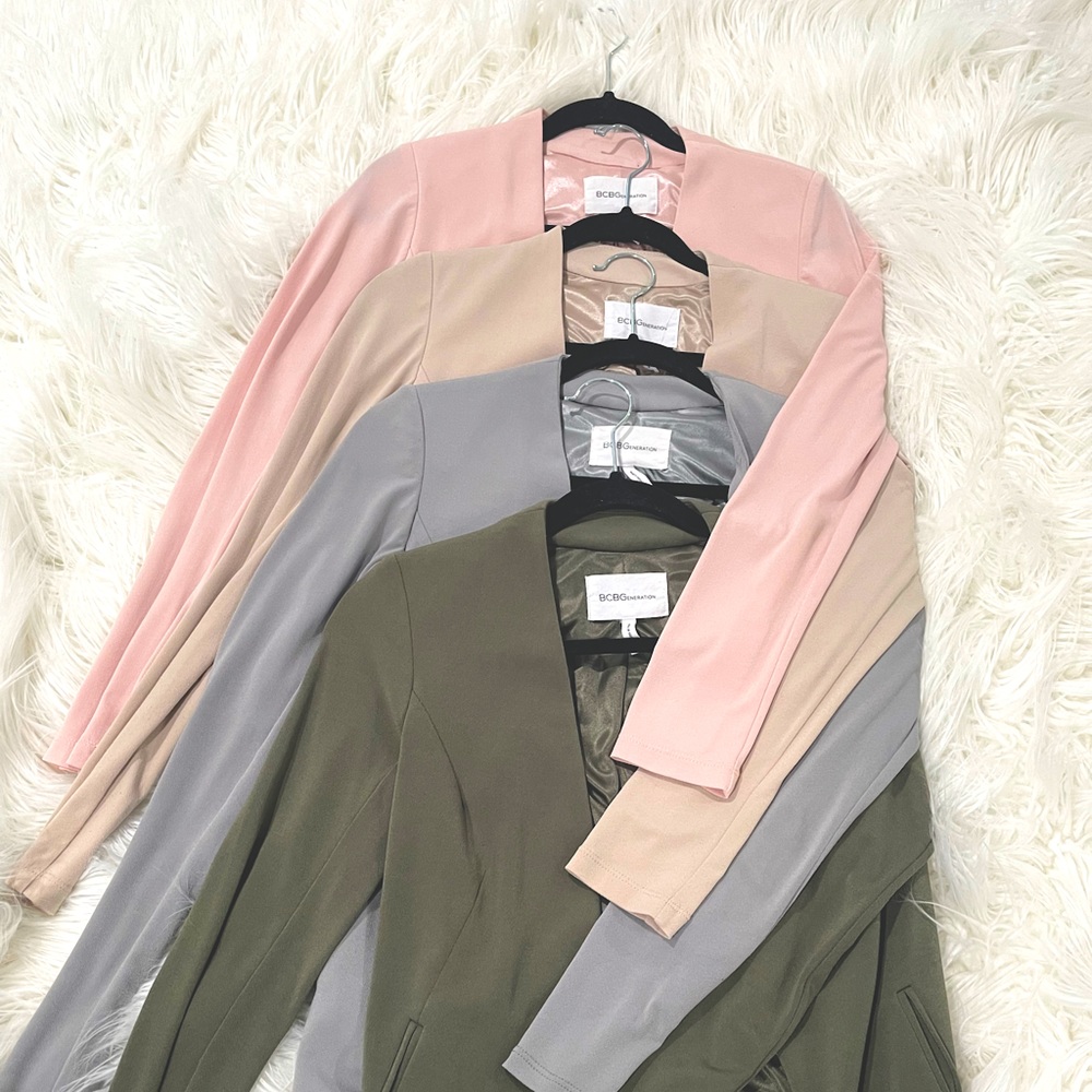 BCBG Open-Front Blazers